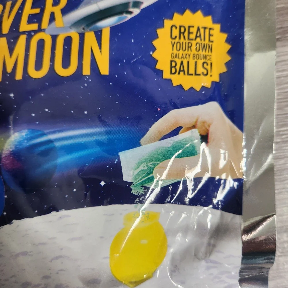 Over the Moon Galaxy Bounce Balls‎ Crystal Mix  8 Packs Science Projects Ages 6+